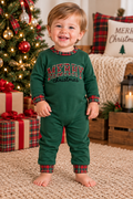 Boys' Merry Christmas Romper | Preorder