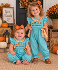 Girls' Happy Thanksgiving Romper | Preorder