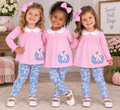 Girls' Pink Pumpkin Set