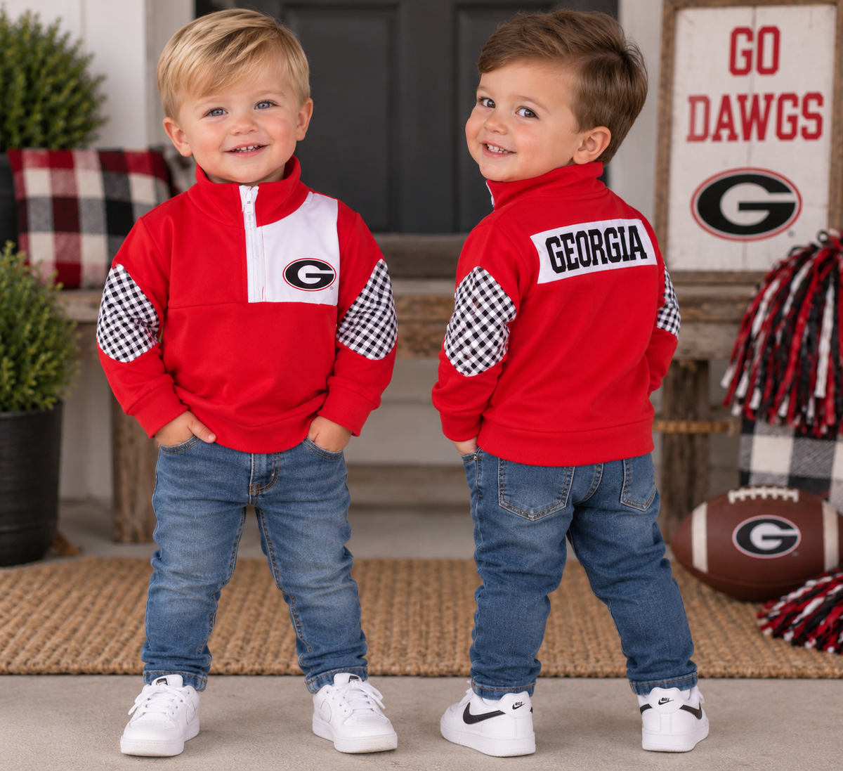 Boys' Georgia "G" Pullover