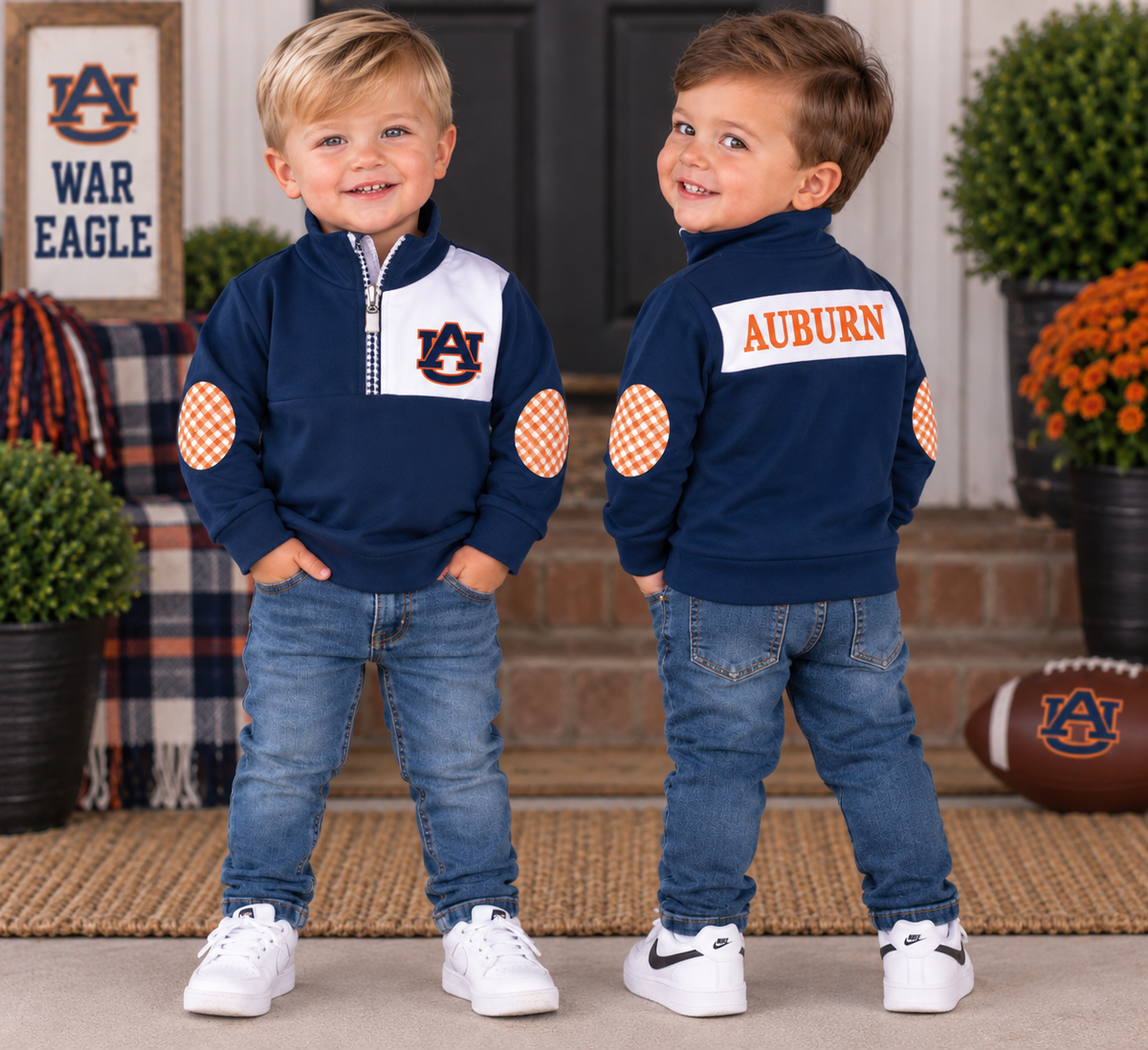 Boys' Auburn "A" Pullover