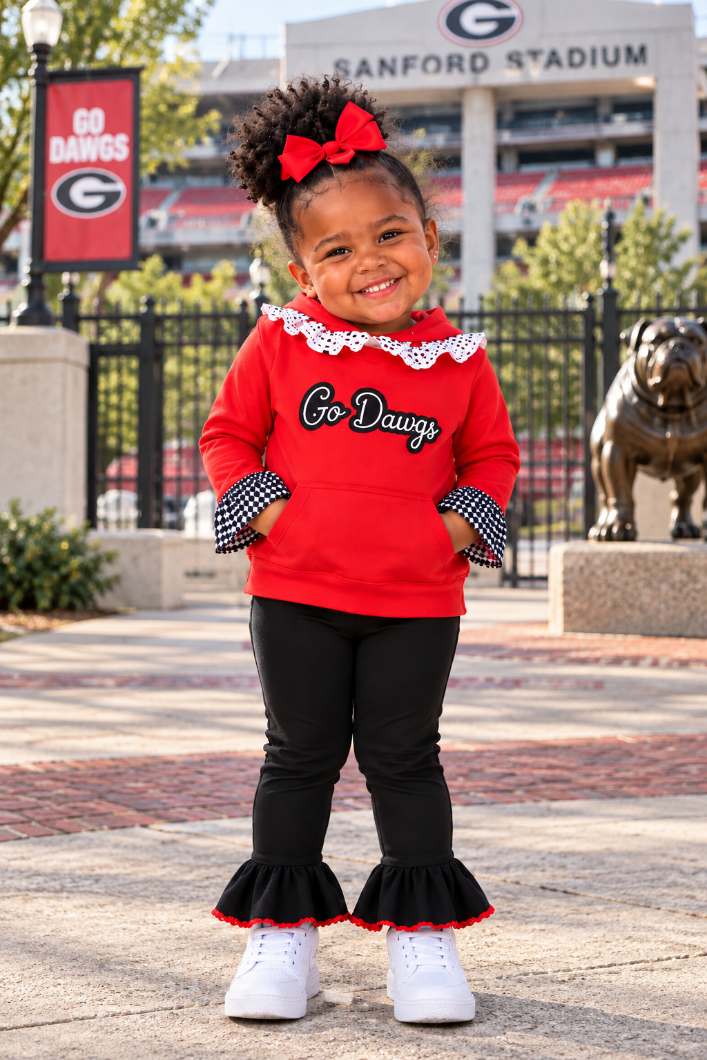 Girls' Georgia Embroidery Hoodie
