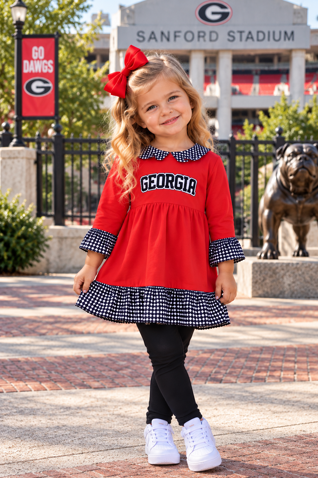 Girls' Georgia Ruffle Dress