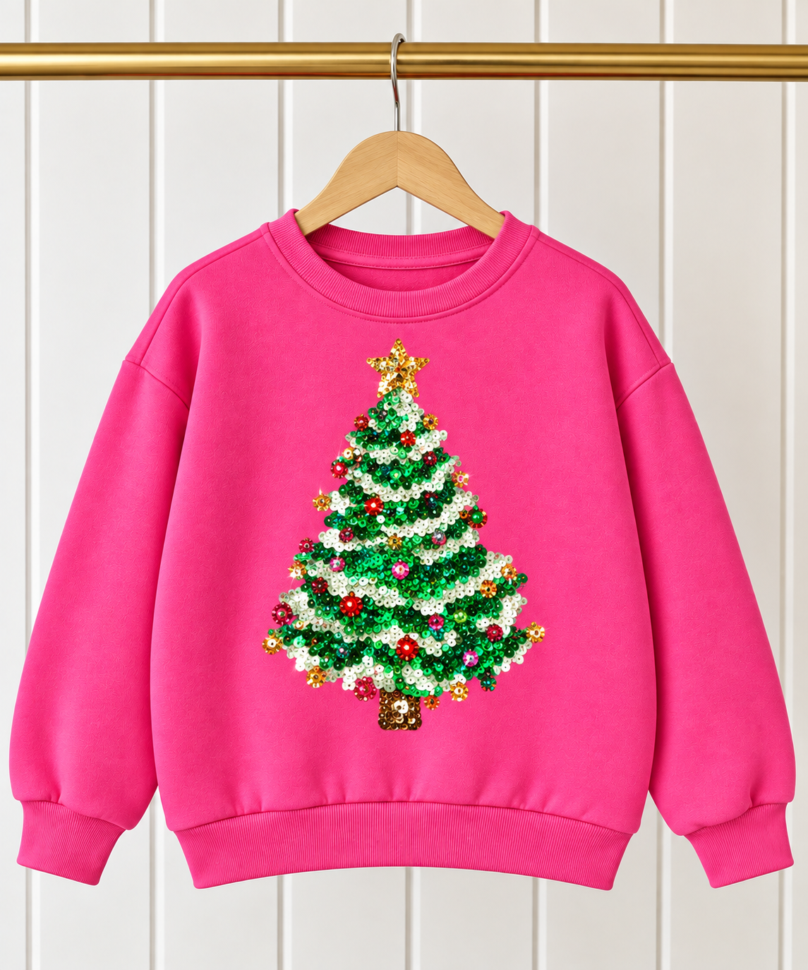 Girls' Christmas Tree Sweatshirt
