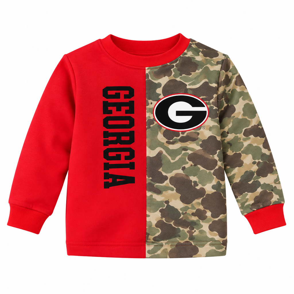 Boys' Georgia Camo Gameday Pullover