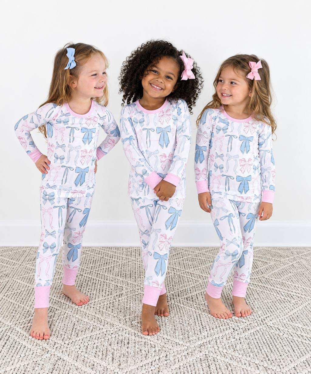 Girls' Bows Two-Piece Set