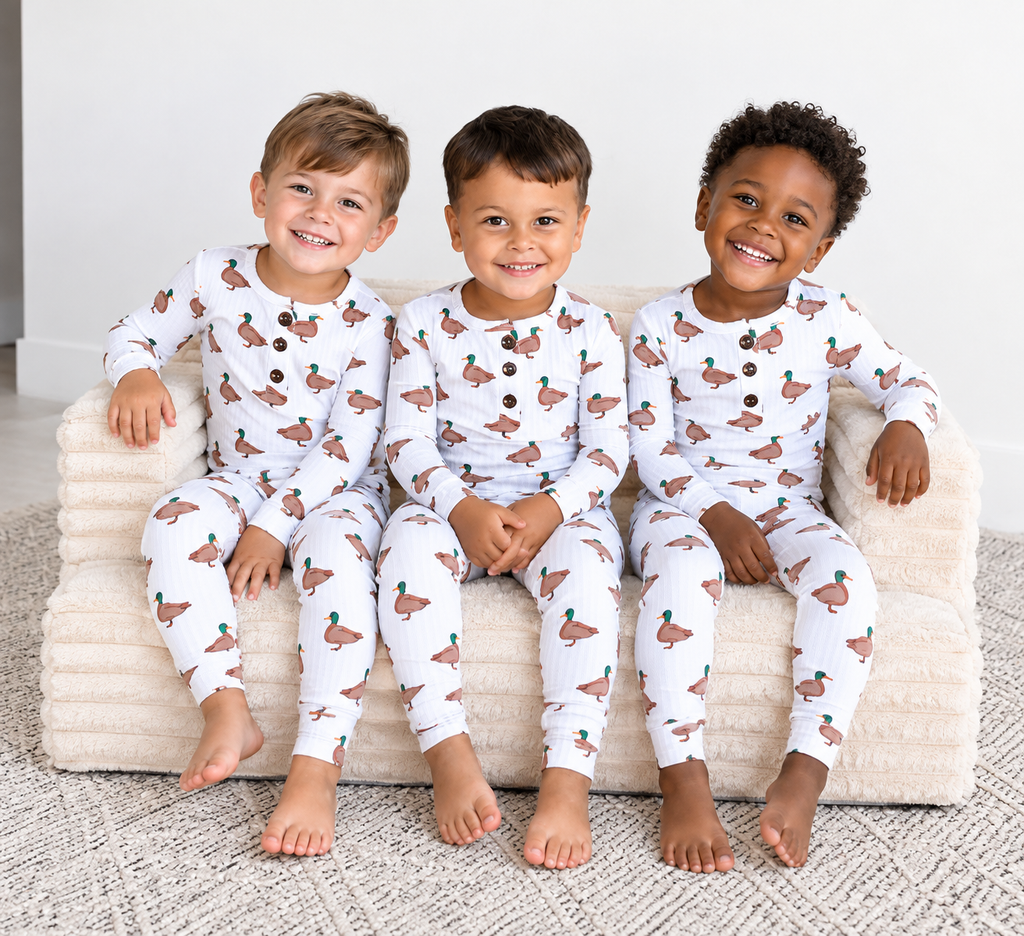 Boys' Two Piece Duck Bamboo Set
