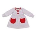 Girls' Heart Pockets Valentine's Dress | V005 Preorder