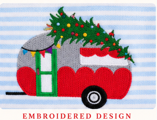 Boys' Christmas Camper Romper | Preorder