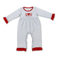 Girls' Valentine Day Heart Romper | V001 Preorder