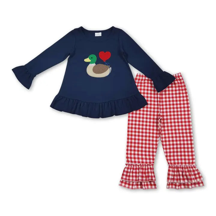 Girls' Duck Valentine Set | V008 Preorder