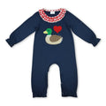 Girls' Duck Valentine Romper| V009 Preorder