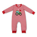 Boys' Heart Tractor Romper | V012 Preorder