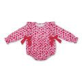 Girls' Heart Bow Romper | V018 Preorder