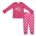 Girls' Valentine's Dog Heart Set | V020 Preorder