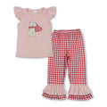 Girls' Plaid Dog Set | V022 Preorder