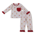 Girls Red Heart Pajama Set |V039 Preorder