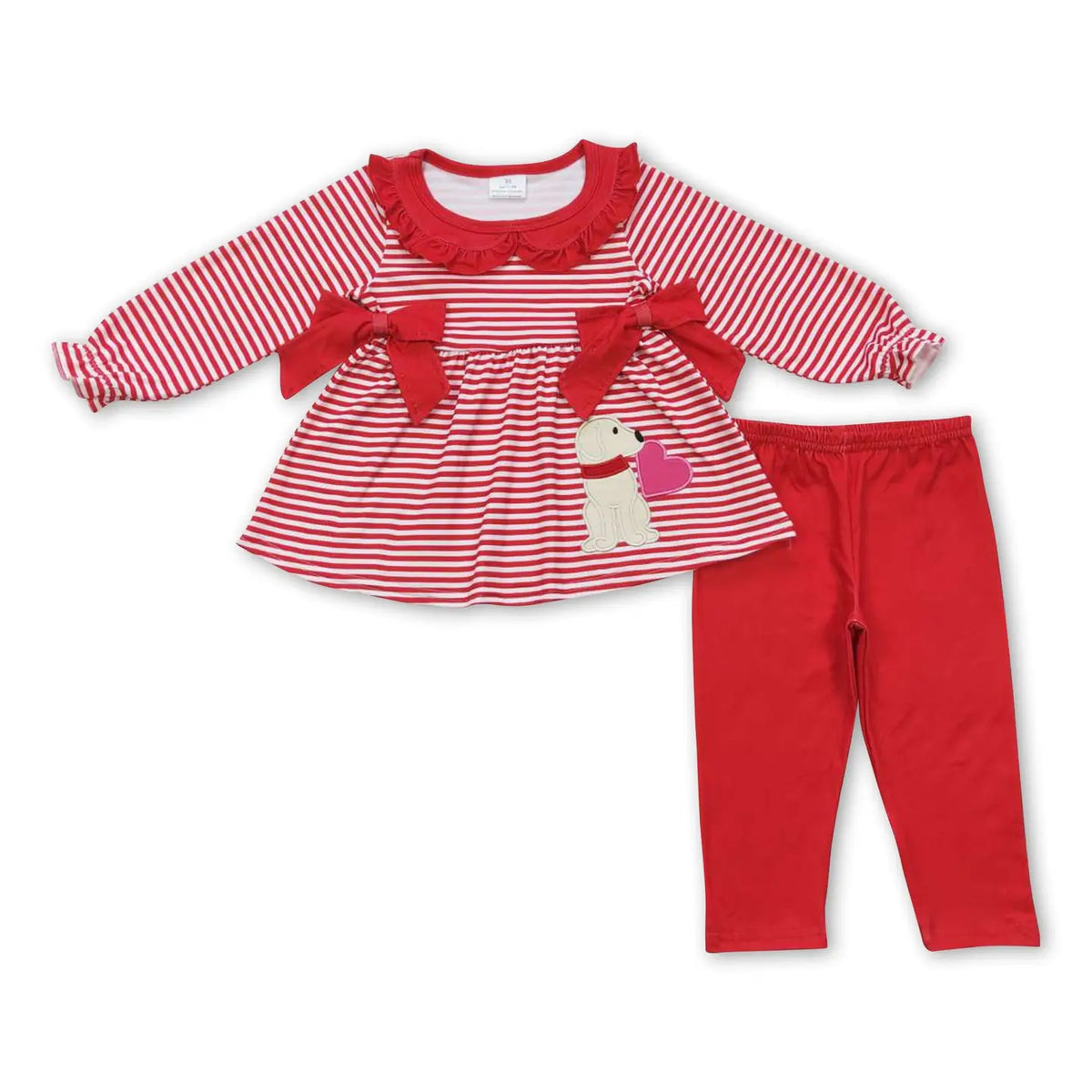 Girls' Red Heart Tunic Set | V036 Preorder