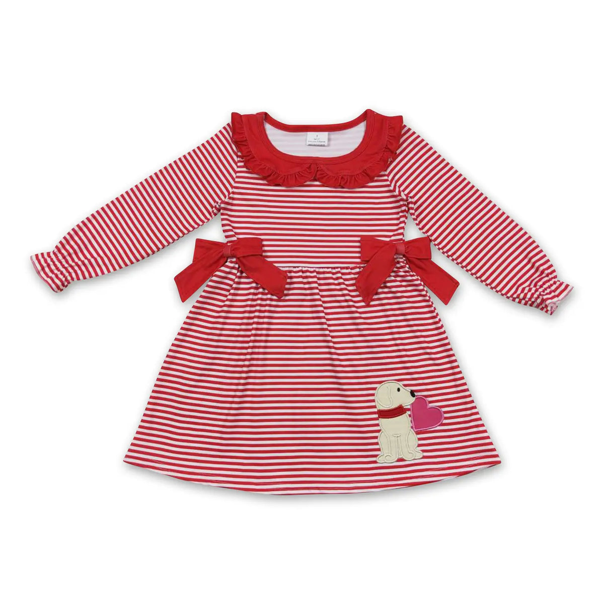 Girls' Red Heart Tunic| V035 Preorder