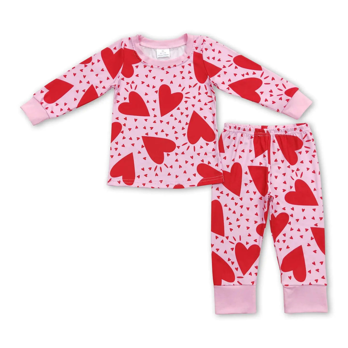 Girls' Heart Pajama Set |V034 Preorder
