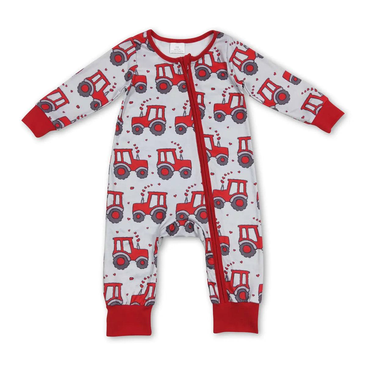 Boys' Red Tractor Pajamas | V031 Preorder