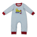 Boys' Construction Hearts Romper | V029 Preorder